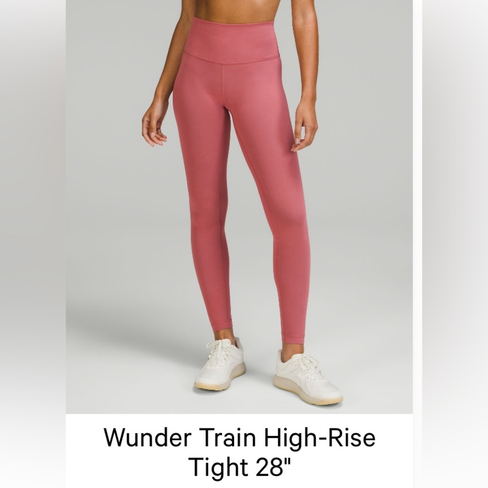 Wunder train high rise tight 28”  lululemon leggings